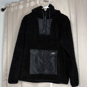 Eddie Bauer Black Sherpa Hoodie